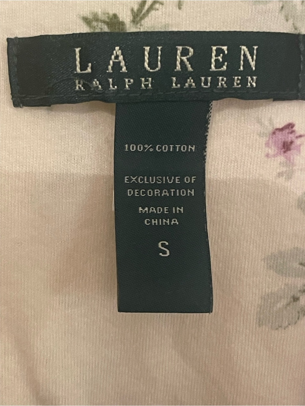 Lauren Ralph Lauren Floral sleep shirt - Picture 3 of 4